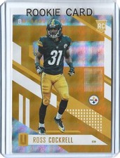 Ross Cockrell - 2017 Panini Unparalleled #29 - Rookie RC Small Hyperplaid #d/199