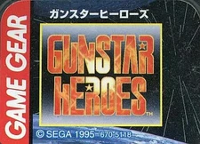 Gunstar Heroes Gear Gun 16-bit Retro Video Game Cartridge Used Japan 22t