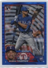 2023 Topps Chrome Blue Sonar Refractor 48/125 Bubba Thompson #58 1ek2