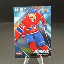 2024-25 UD Allure Hockey #144 LOGAN MAILLOUX Rookie Montreal Canadiens