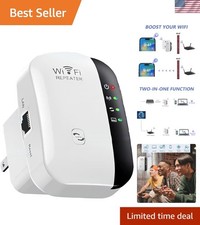 Wifi Extender Signal Booster up to 5000Sq.Ft and 55 Devices, Wifi Range Extender