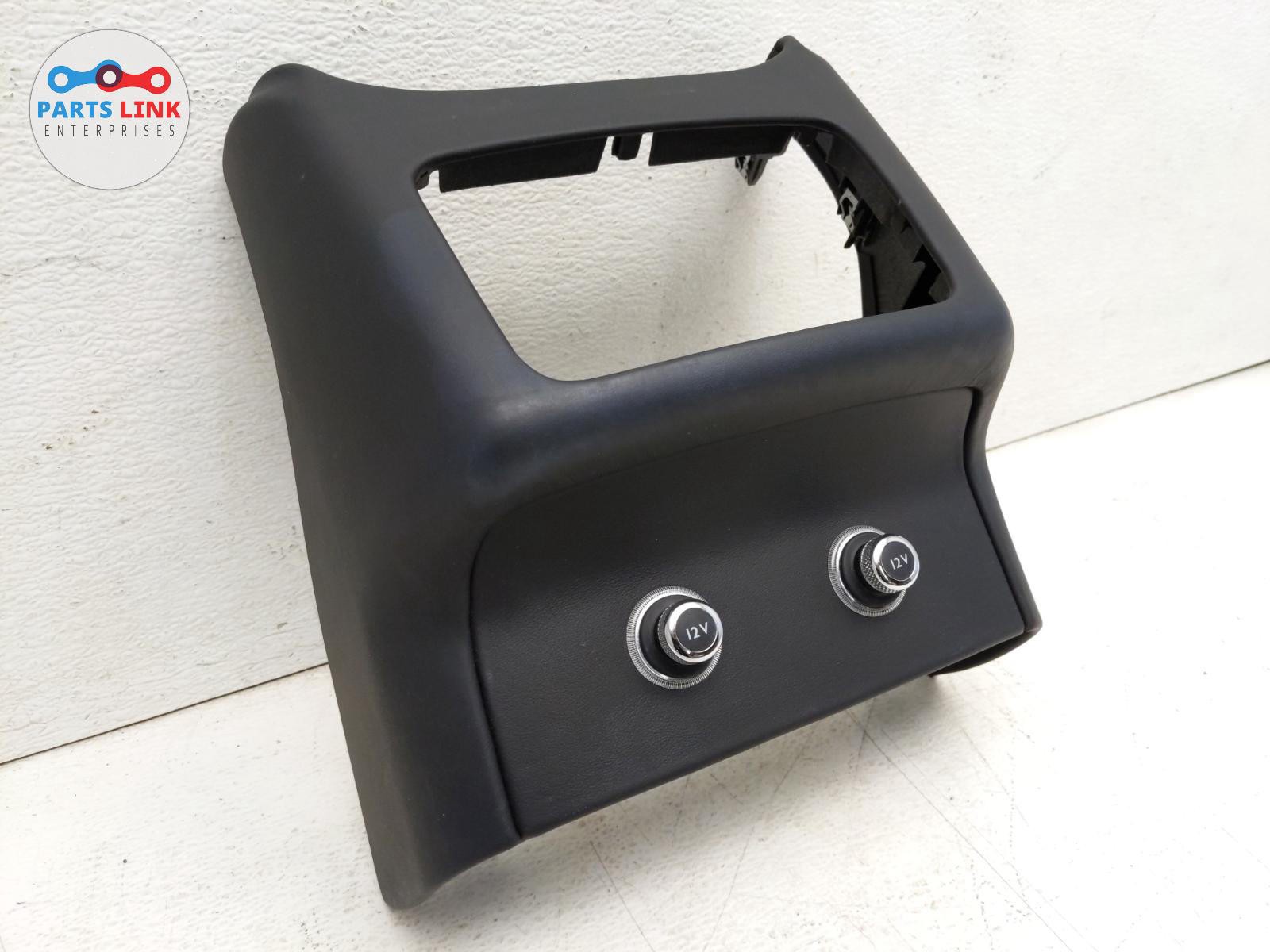 2016-20 BENTLEY BENTAYGA REAR CONSOLE TRIM PANEL VENT BEZEL COVER POWER SOCKET