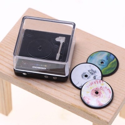 Mini CD Player für 1/6 1/12 Puppenhaus Puppenhaus Zubehör Puppenhaus Dekor