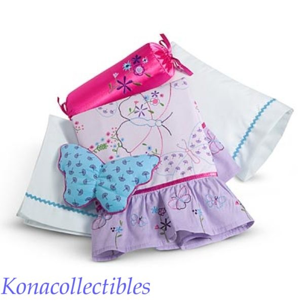 American Girl Butterfly Bedding Set New! Darling!