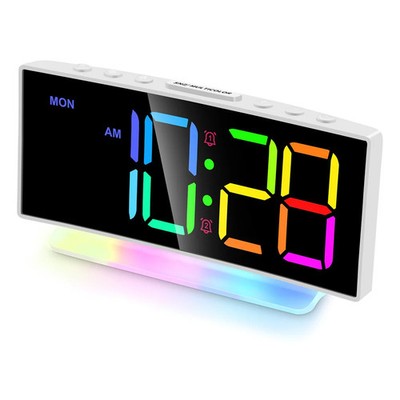 GS-G10 LED Digital Clock for Living Room TV Stand 3 Volume Levels Electronic