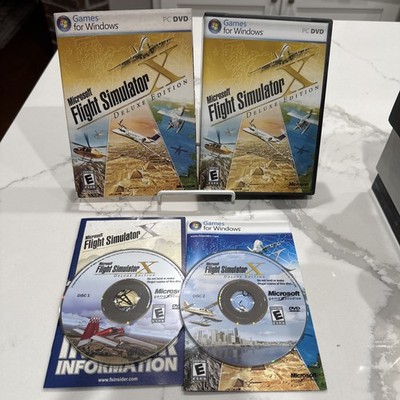 Microsoft Flight Simulator X Deluxe Edition PC (2006) - CLEAN WITH KEY