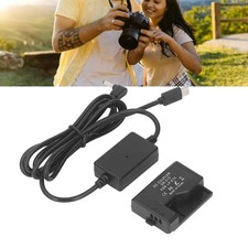 LP E10 Dummy Battery DR E10 DC Coupler Dummy Battery with Type C Power Adapter