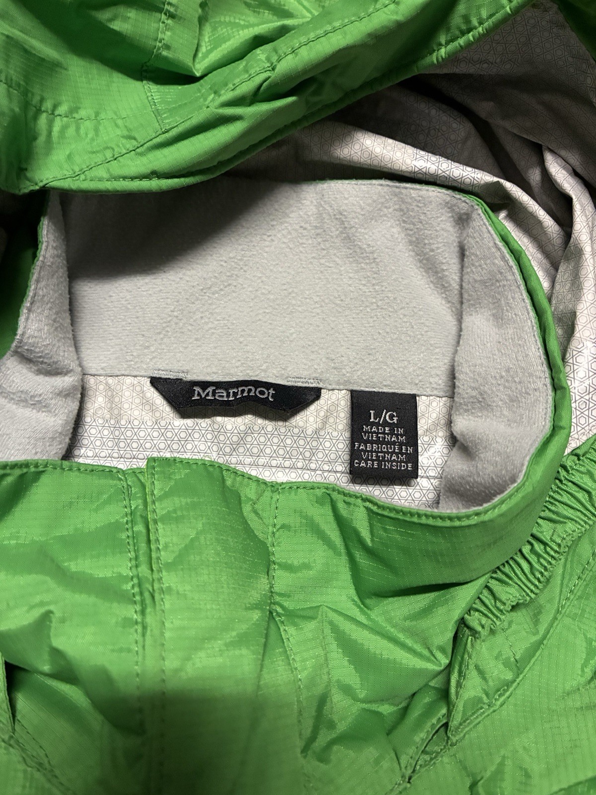 Marmot Windbreaker Shell Jacket Lightweight, Gree… - image 9