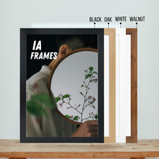 BLACK Picture Frame OAK WALNUT WHITE A1 A2 A3 A4 A5 Modern Poster Photo Frames