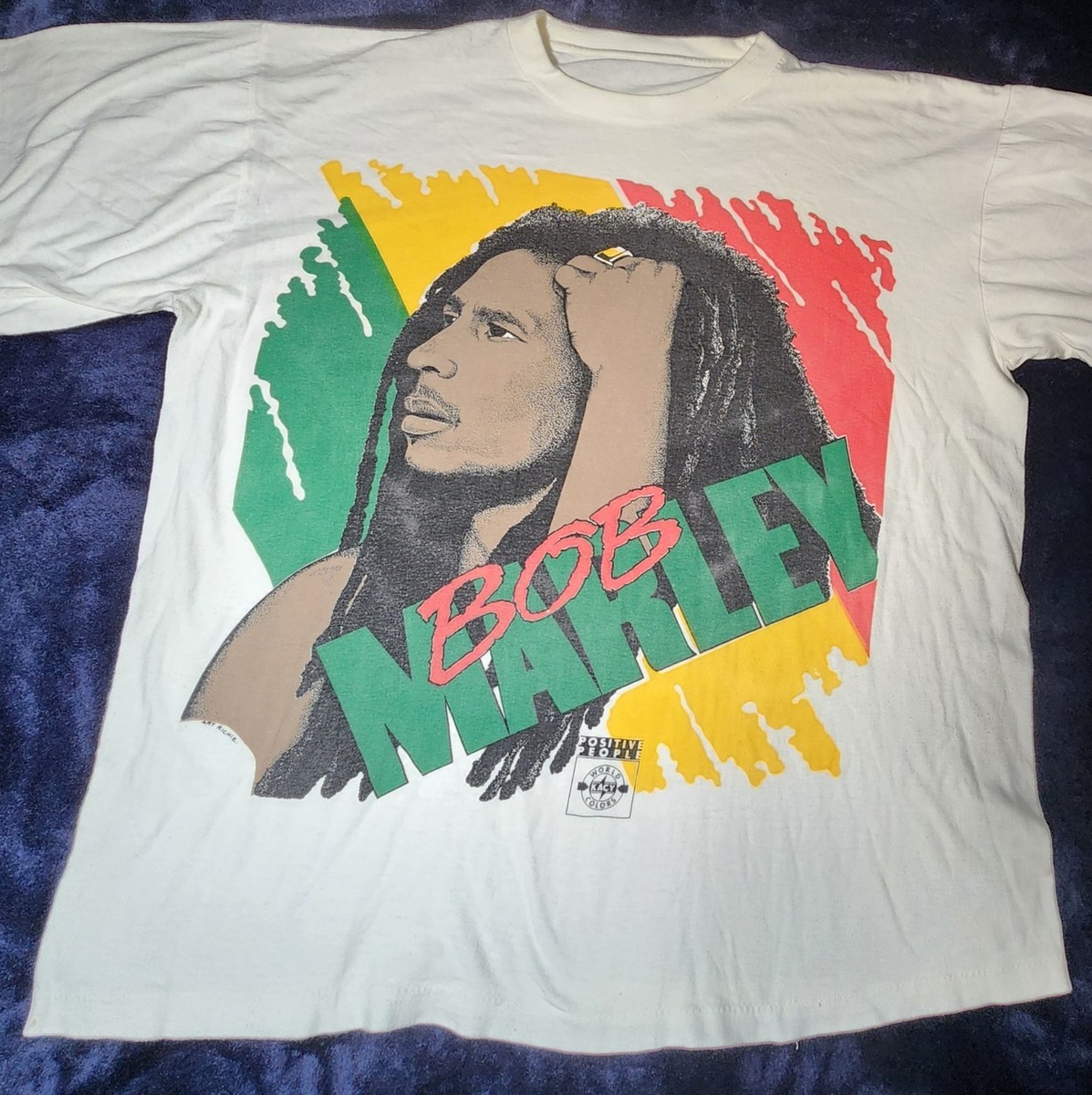 超希少　90's BOB MARLEY Tシャツ 1990's BOB MARLEY* vtg Africa Jamaica Reggae concert tee t-shirt