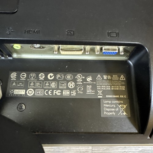 HP 2159m 21.5" LCD Computer Monitor With Cords And Stand 1920 x 1080p Tested - Picture 11 of 17