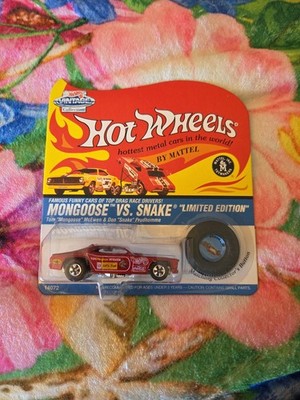 Vintage 1995 Mongoose Vs Snake Limited Edition Funny Car NEW IN PACKAGE