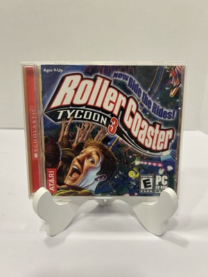 Roller Coaster Tycoon 3 PC CD-Rom Video Game Scholastic Atari