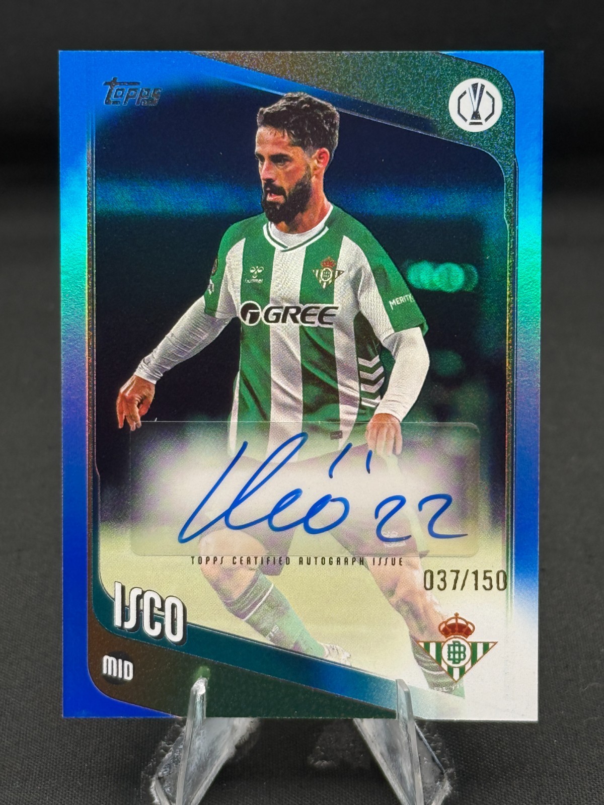 2025-26 Topps UEFA Club Competitions Auto Blue Foil /150 #BA-IS [AU]
