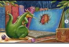 Diamond Art Club "Technology Meltdown" By Randal Spangler 33"x20"