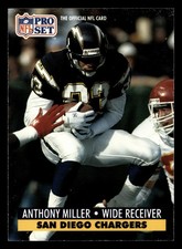 Anthony Miller 1991 Pro Set #285 San Diego Chargers FOOTBALL *222