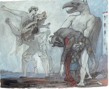 Pablo Picasso - Das Korps des Minotaurus im Harlekin Kostüm 1936 A1-A4 Poster