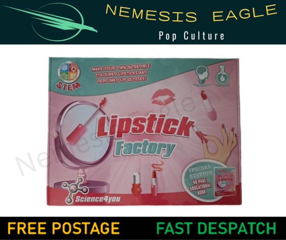SCIENCE4YOU LIPSTICK FACTORY STEM KIT 8+ YEARS BRAND NEW AND SEALED