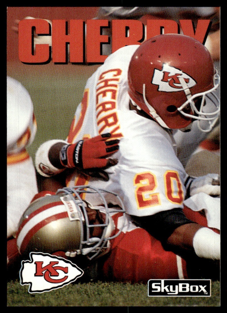 1992 SkyBox Impact Deron Cherry Kansas City Chiefs #166