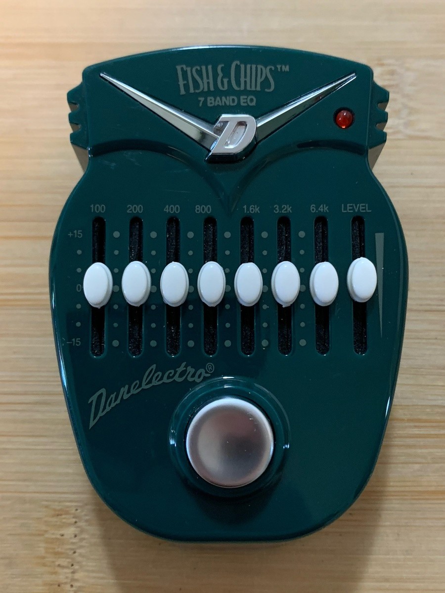 ギター Danelectro DJ-14 Fish & Chips 7BAND EQ Danelectro DJ14 Fish & Chips 7 Band EQ Equalizer Guitar