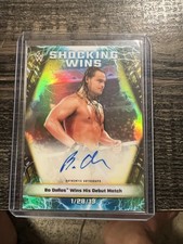 2020 WWE Topps  Chrome BO DALLAS  “Uncle Howdy” Gold Holo Auto /50🔥