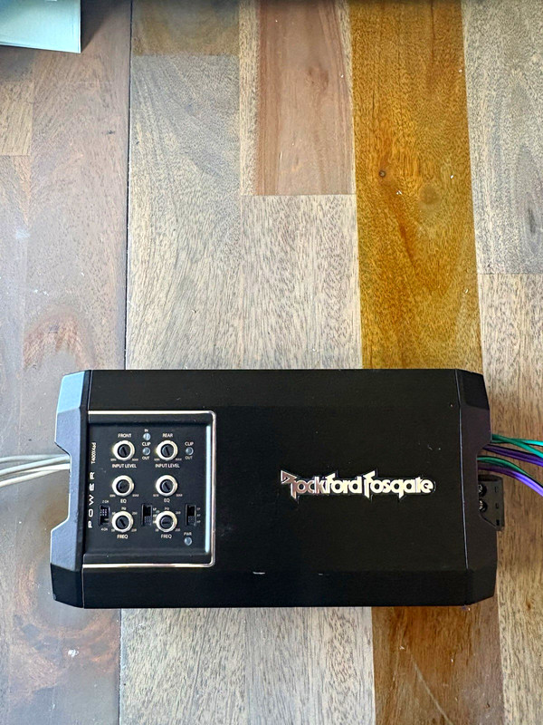Rockford Fosgate Power T400X4ad 4-Channel 400W RMS Amp w/ Harness and MountPlate