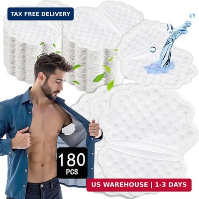 Arme Armpit Sweat Pads, 180 Pcs Wider and larger Underarm Sweat Pads for Men Hyp