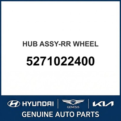 1994-1999 Hyundai Accent Nabenbaugruppe - Hinterrad OEM Neu 5271022400