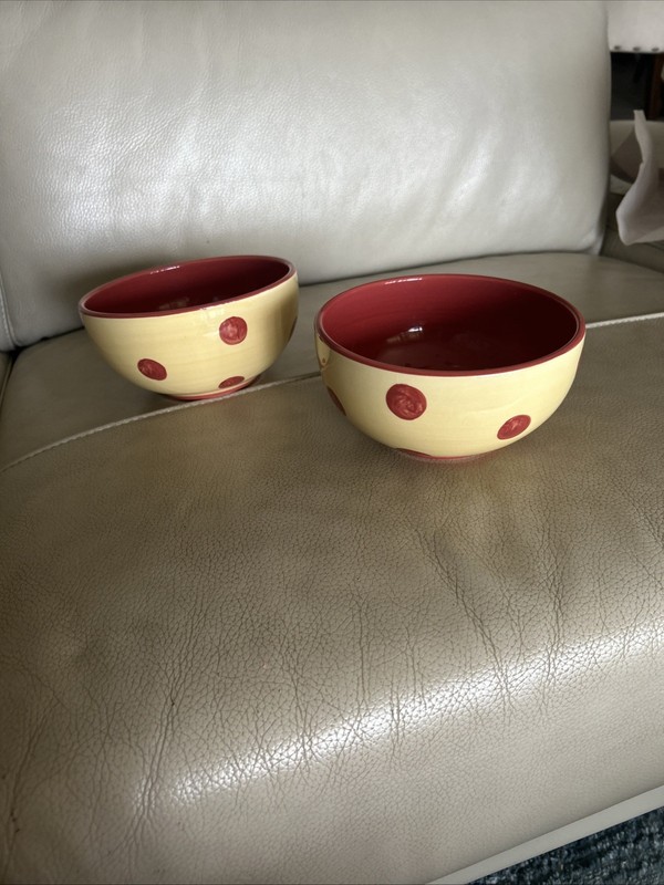 Southern Living at HOME Polka Dot 6" Cereal Bowl Siena