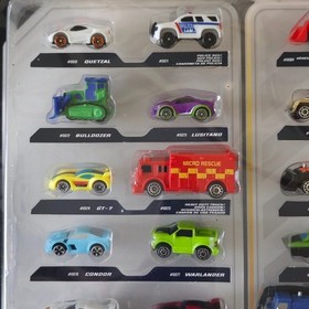 Micro Machines Super 15 Garbage Truck Dump Truck Ambulance Paso Fino Police Car