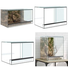 Terrarium Reptilien- Und Amphibienhabitate Glastierheim Weiß Glas 30-80cm MY