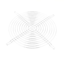 Silver Tone 180mm Metal Computer PC Finger Guard Grill Fan Protextor