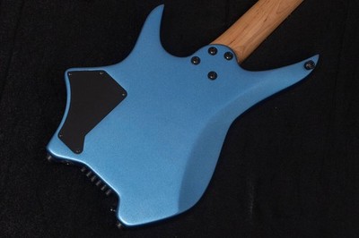 Electric Guitar Hex Guitars N400 Headless Metallic Electric Blue