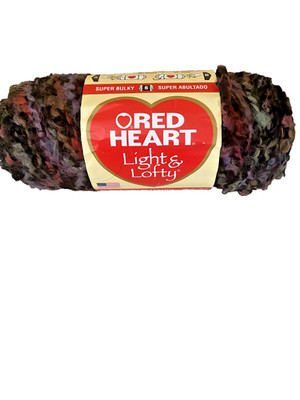 New Red Heart Yarn - LIGHT & LOFTY  # 9112 Nightline  4.5oz 127g  105yd