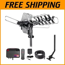 150 Mile Range HDTV Antenna with Remote Control