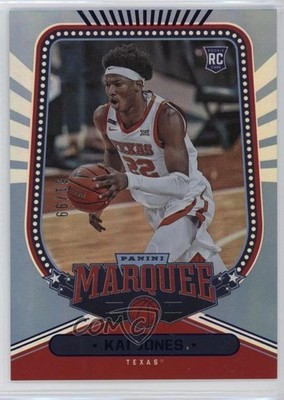 2021 Panini Chronicles Draft Picks Marquee Blue 51/99 Kai Jones Rookie RC 1u0h