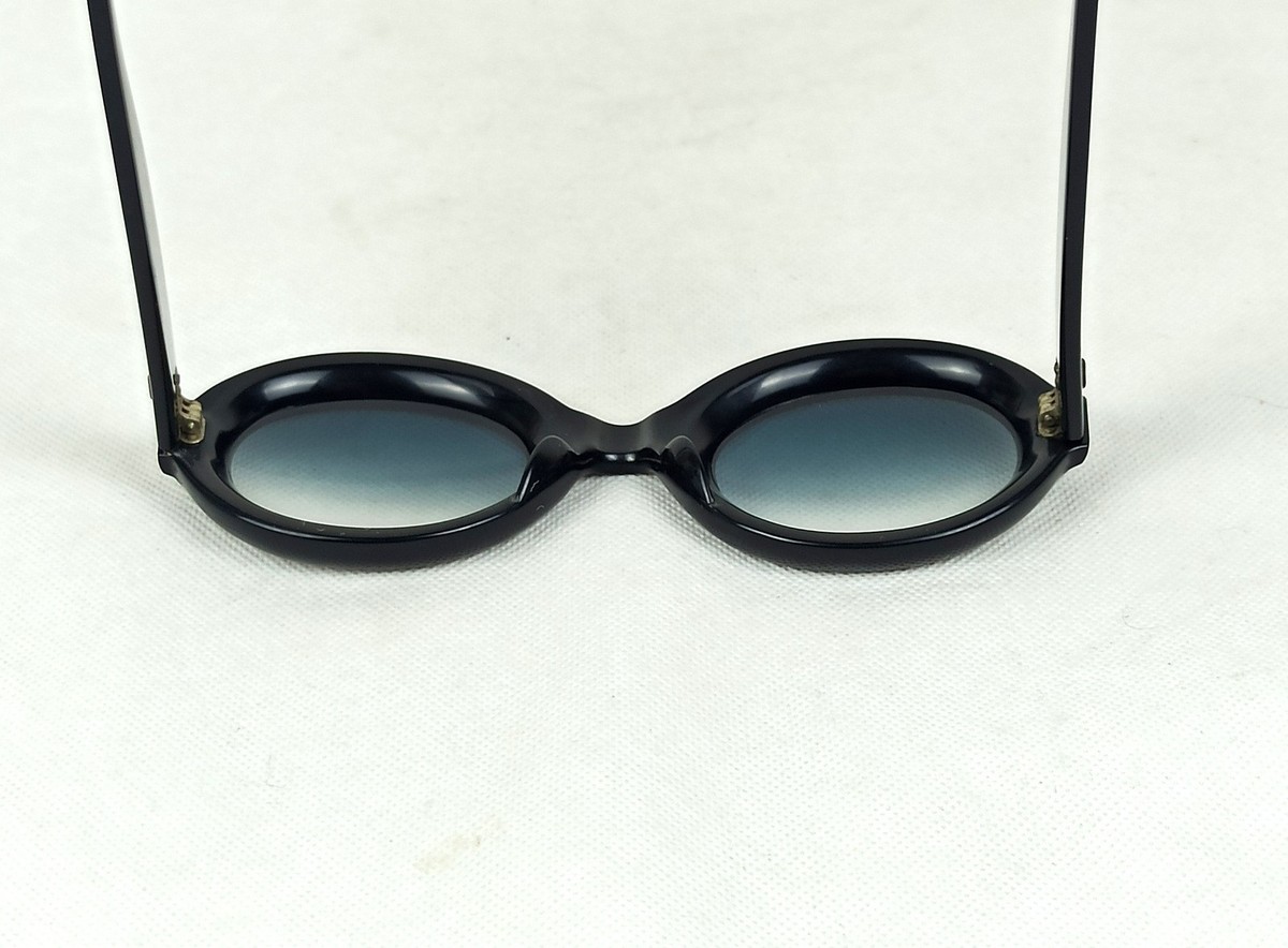 RARE BLACK WWII PILOTS SUNGLASSES VINTAGE FRENCH DESIGN UNISEX 50s