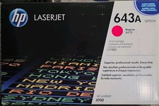 Genuine Q5953A 643A Magenta Toner Cartridge For HP LaserJet 4700 NEW OEM