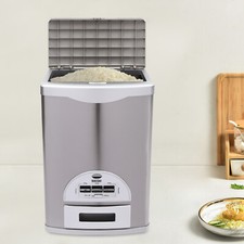 Stainless Rice Automatic Precise Dispenser Rice Storage Container 15kg/33lb
