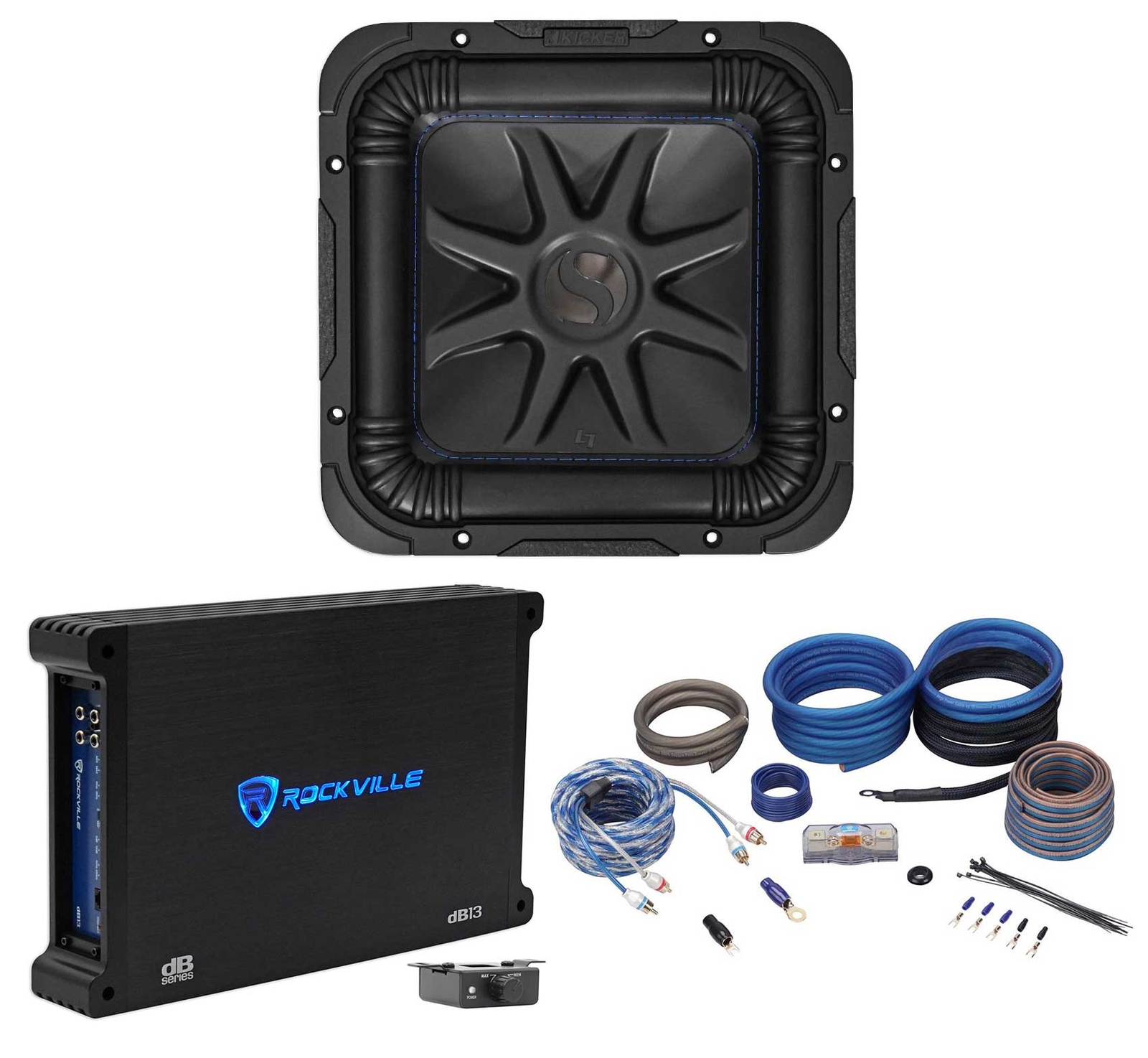 Kicker L7S104 L7 10 600 Ваттный 4-омный автомобильный сабвуфер Усилитель мощностью 750 Вт Комплект усилителей 63390₽