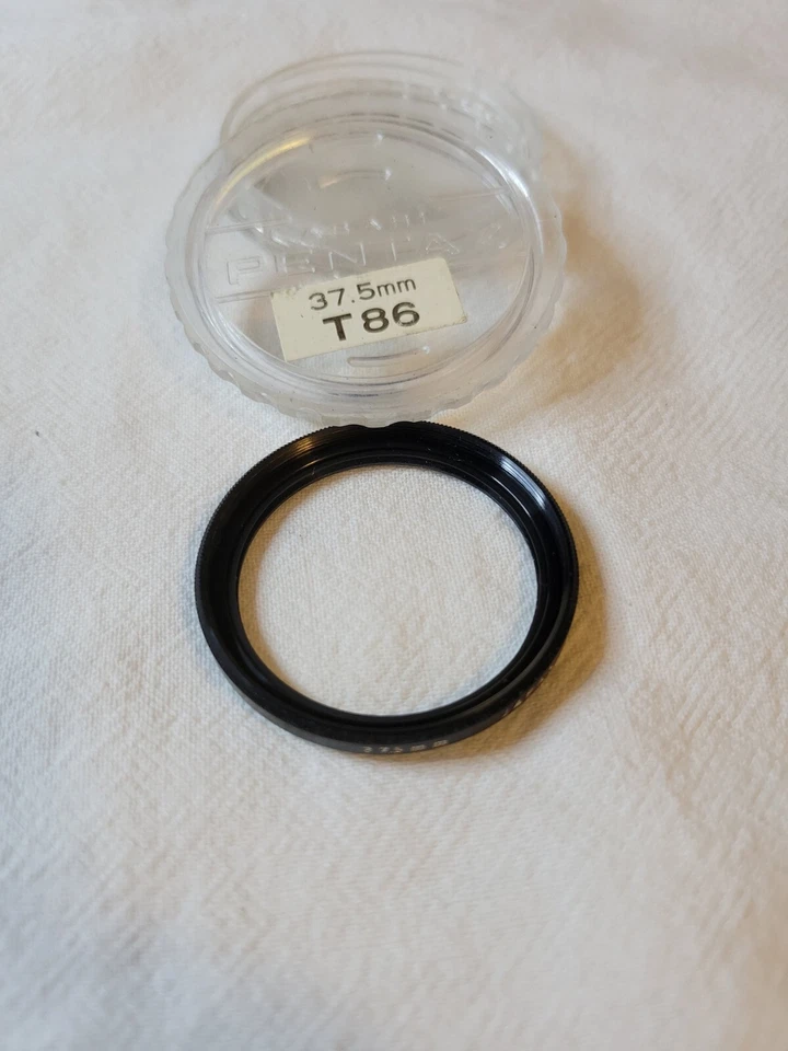 ASAHI PENTAX 37.5MM T86 CLOSE-UP LENS FOR PENTAX-110 w case - Made in Japan - Image 2 of 4