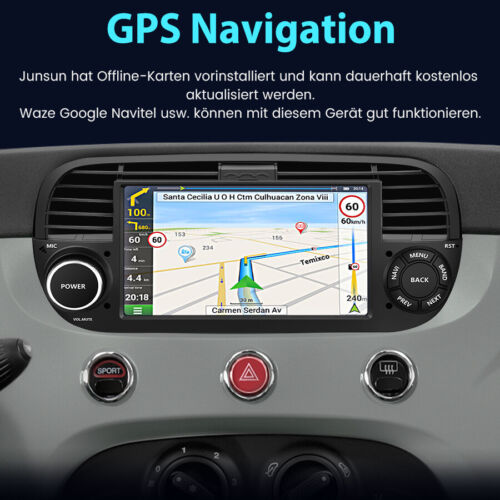 9" Android 13 Autoradio Für Fiat 500 2007-2015 Apple Carplay GPS BT WIFI RDS 32G - Bild 2 von 10