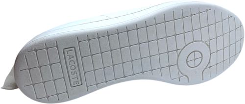 Scarpe da ginnastica Lacoste Lerond in pelle bianca UK 4,5 usate in buone condizioni a tutto tondo - Foto 5 di 5