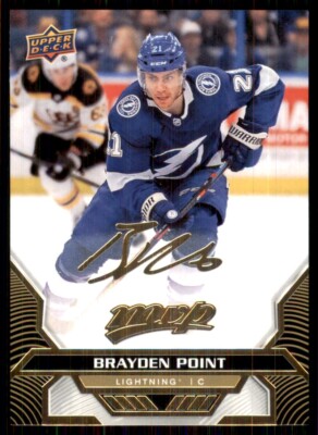 2020-21 Upper Deck Gold Script #91 Brayden Point Tampa Bay Lightning