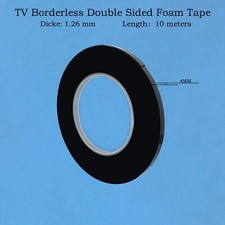 4mm Double Sided Foam Tape Adhesive LCD Screen Frameless For TV Borderless