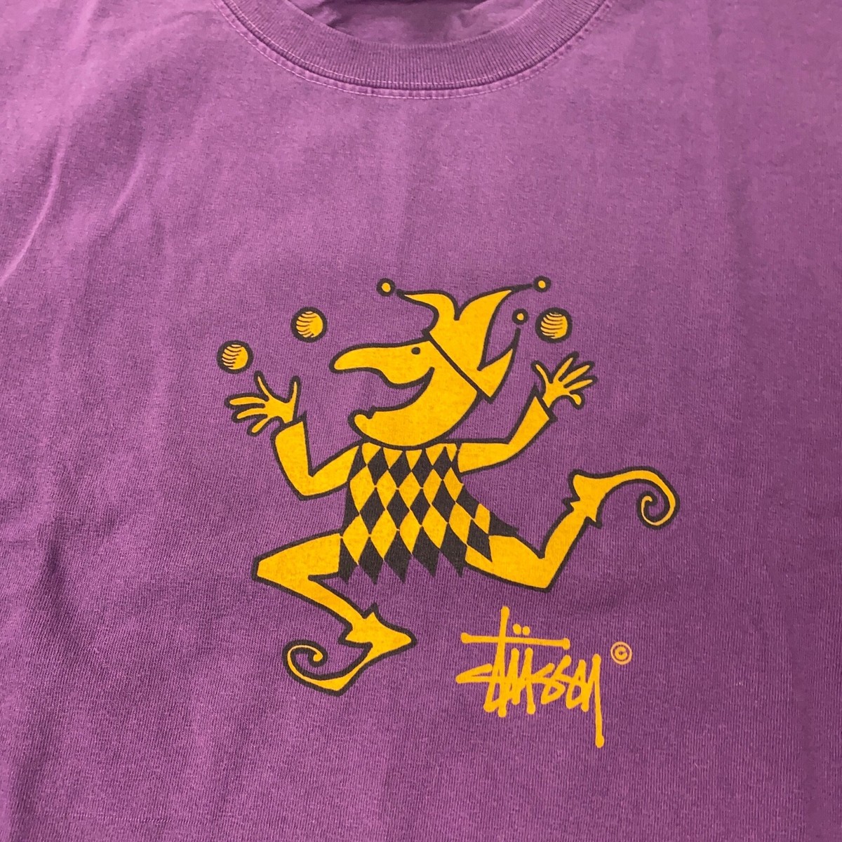 STUSSY::Tシャツ:XL[RESALE] Vintage Stussy Jester Crown Graffiti T Shirt XL | eBay