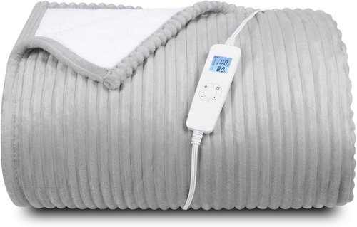 Electric Blanket Heated 84 * 90, Heated Blanket Soft Flannel Heating Queen Size