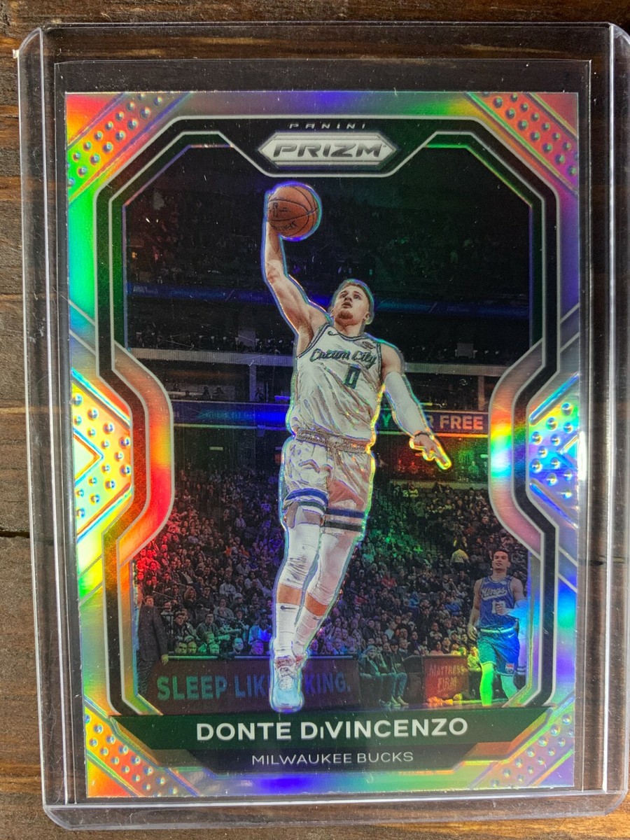 Donte DiVincenzo Basketball Card #50 Panini Prizm Silver Milwaukee