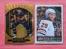 2-2020-21 UD TIM HORTONS HOCKEY-GOLD+NHL CANVAS-LEON DRAISITL-EDMONTON OILERS