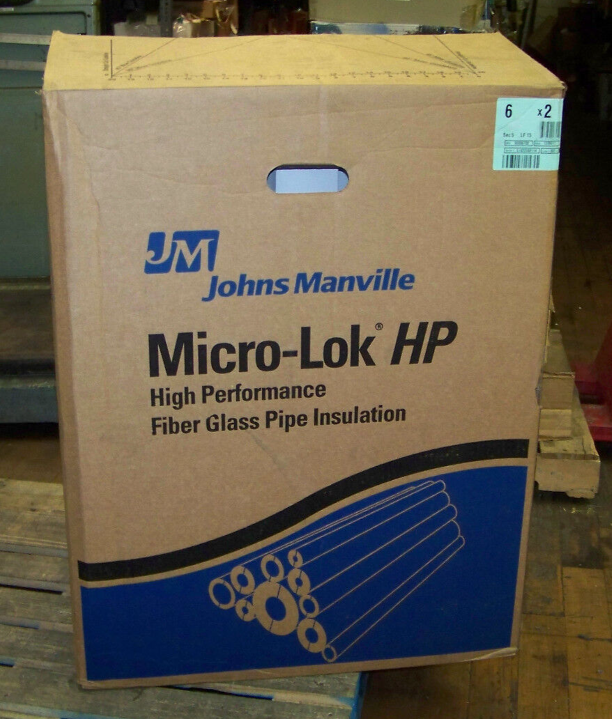 Johns Manville MicroLok HP High Performance Fiberglass Pipe Insulation